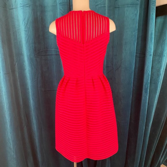 Halogen Sleeveless  Fit & Flare Dress Hot Pink - Picture 8 of 13